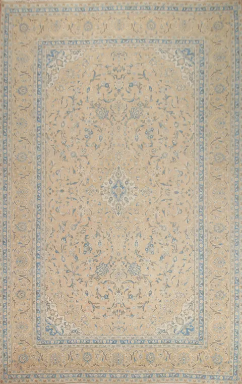 Traditional Mashad Persian Area Rug 10x13