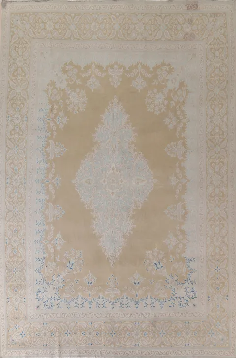 Vintage Wool Kerman Persian Area Rug 10x13