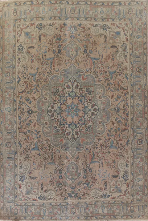 Handmade Wool Tabriz Persian Area Rug 10x13