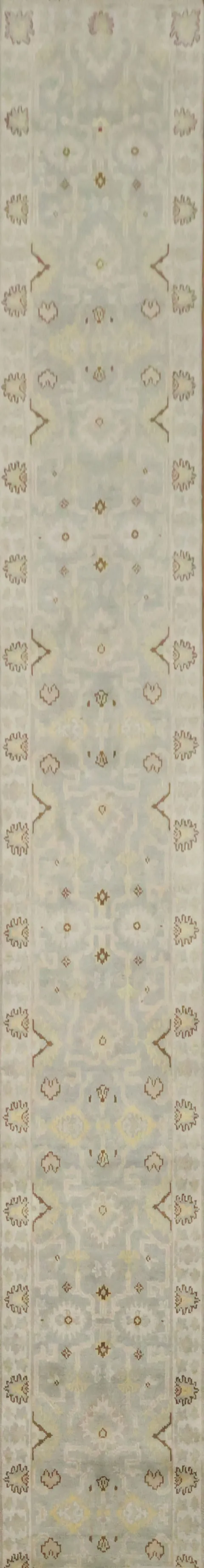 All-Over Oushak Oriental Runner Rug 3x20