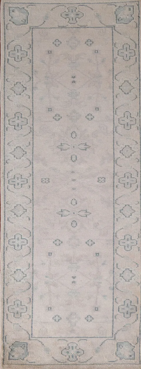 All-Over Oushak Oriental Runner Rug 3x8