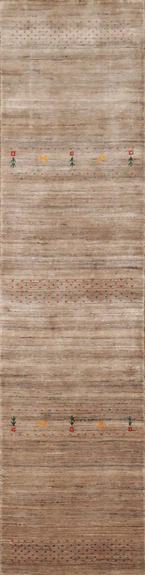 Tribal Gabbeh Oriental Runner Rug 3x10