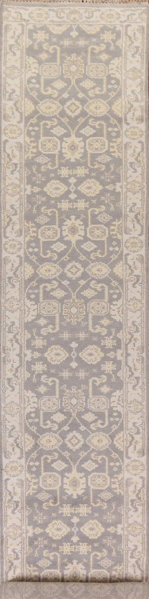 All-Over Oushak Oriental Runner Rug 3x16