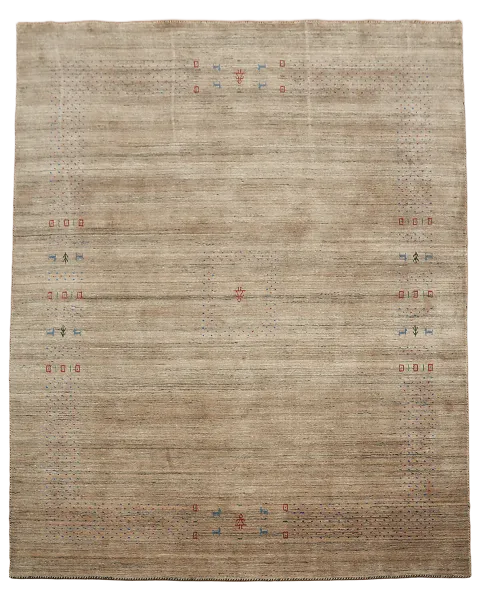 Tribal Wool Gabbeh Indian Area Rug 8x10