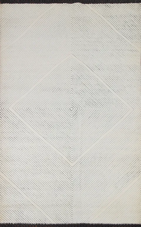 Geometric Moroccan Indian Area Rug 5x8