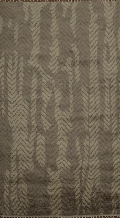 Handmade Moroccan Indian Area Rug 5x8