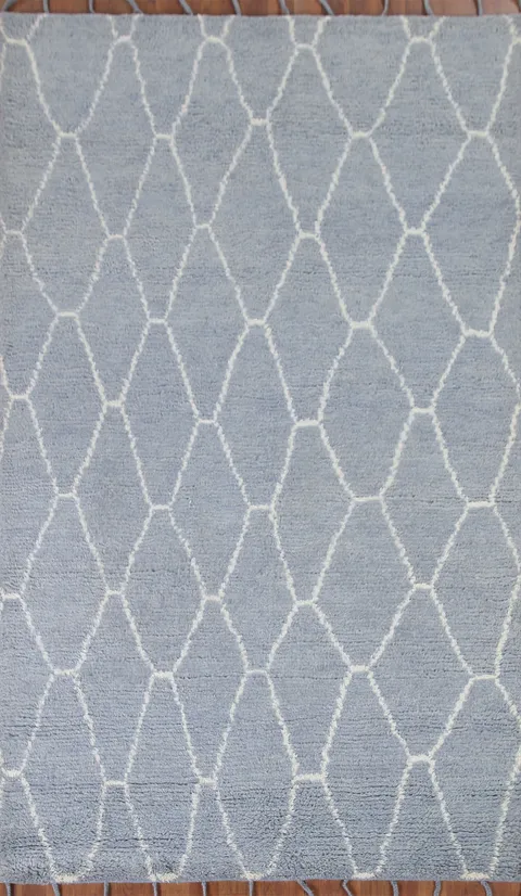 Trelis Moroccan Plush Indian Area Rug 5x8