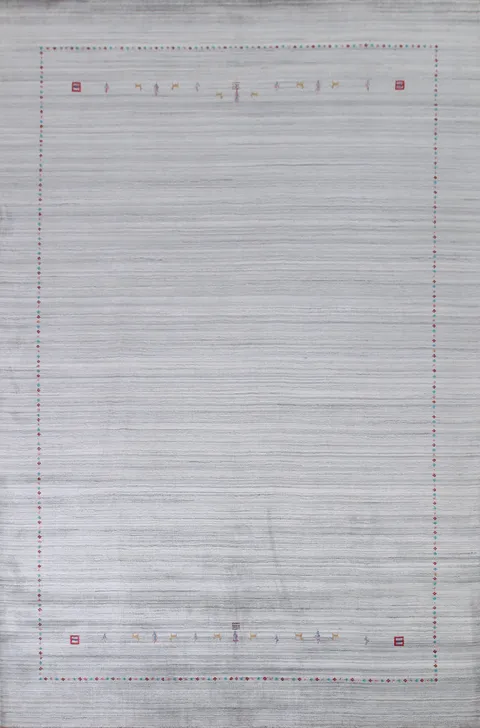 Handmade Gabbeh Indian Area Rug 9x12