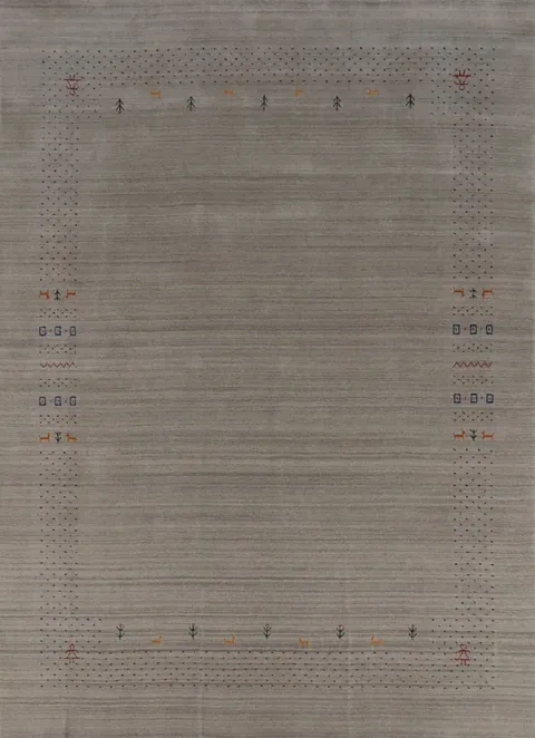 Tribal Wool Gabbeh Oriental Area Rug 8x10