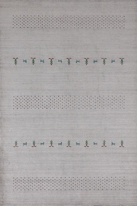Tribal Gabbeh Oriental Area Rug 5x8