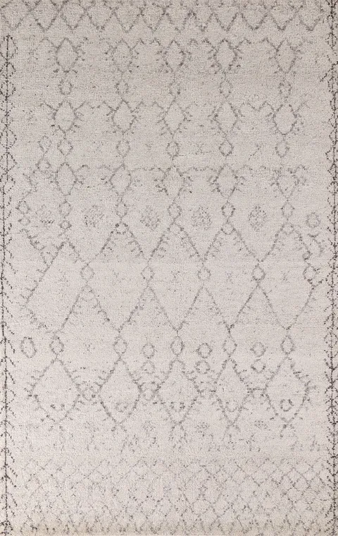 Earth Tone Plush Moroccan Indian Area Rug 5x8