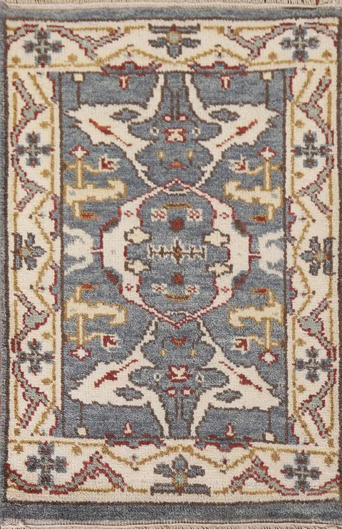 Foyer Sized Wool Oushak Oriental Rug 2x3