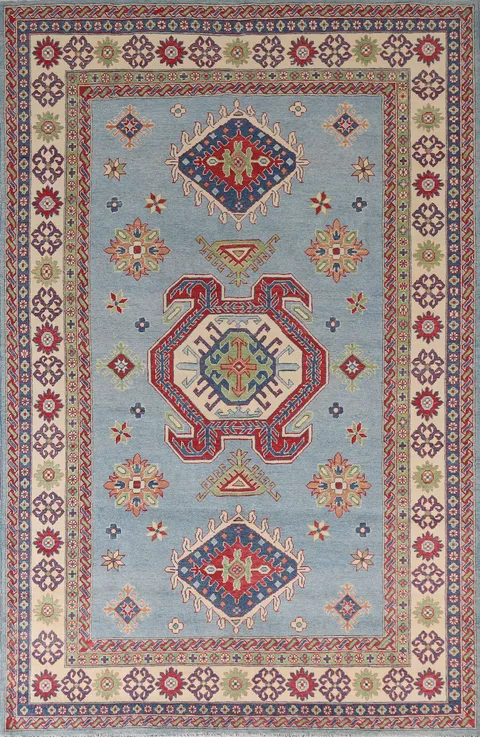South Western Kazak Oriental Area Rug 7x10