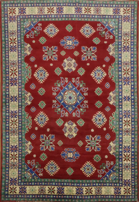 South Western Kazak Oriental Area Rug 7x10
