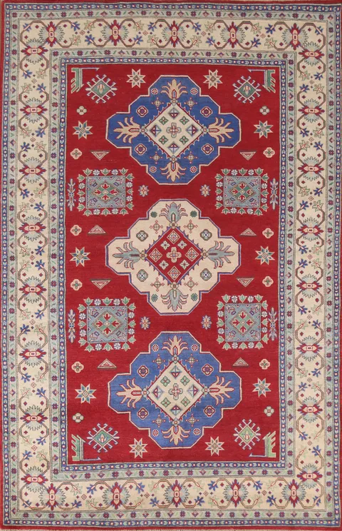 South Western Kazak Oriental Area Rug 7x10