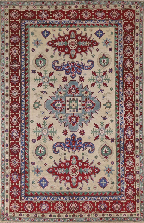 Handmade Kazak South Western Area Rug 7x10