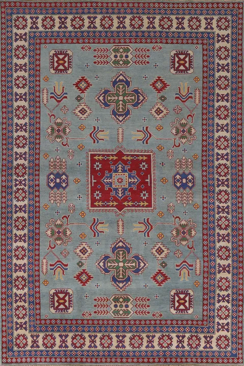 South Western Kazak Oriental Area Rug 7x10