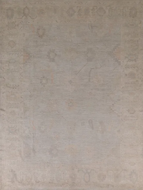 Vegetable Dye Oushak Turkish Area Rug 8x10