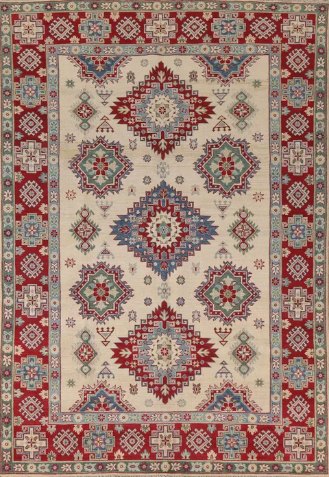 South Western Kazak Oriental Area Rug 7x10