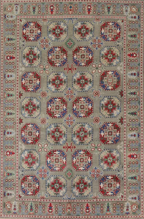 All-Over Kazak South Western Area Rug 7x10
