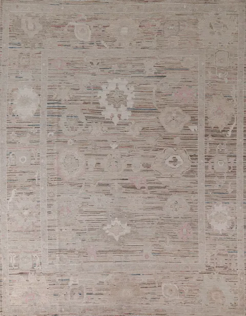 Vegetable Dye Oushak Turkish Area Rug 8x10
