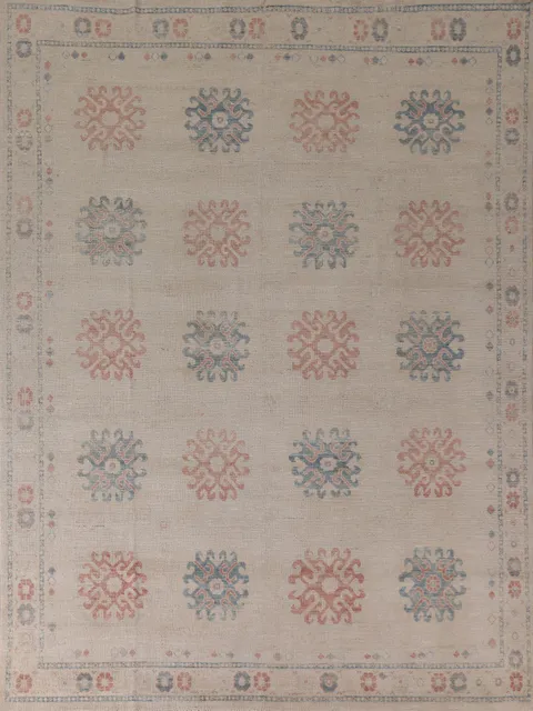 Vegetable Dye Oushak Turkish Area Rug 8x10