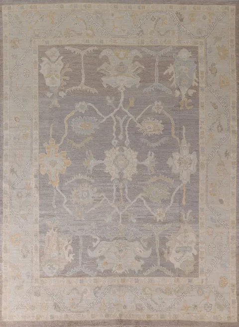 Vegetable Dye Oushak Turkish Area Rug 8x10