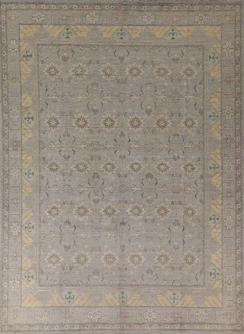Vegetable Dye Oushak Turkish Area Rug 8x10