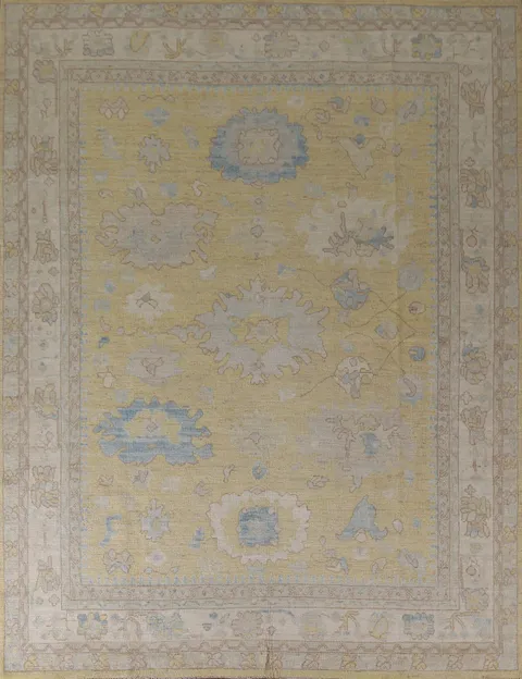 Vegetable Dye Oushak Turkish Area Rug 8x10