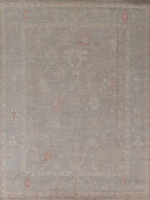 Vegetable Dye Oushak Turkish Area Rug 8x10