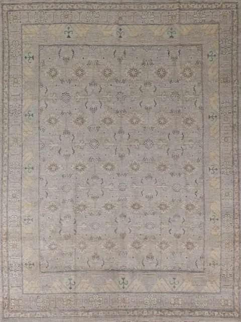 Vegetable Dye Oushak Turkish Area Rug 8x10