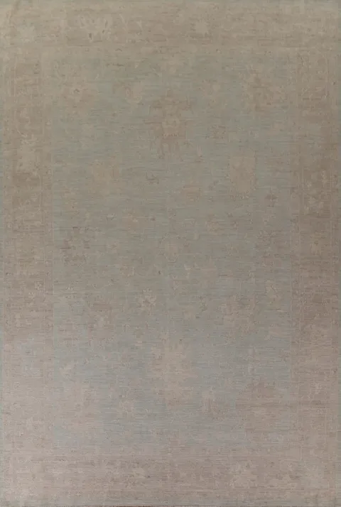 Vegetable Dye Oushak Turkish Area Rug 10x14