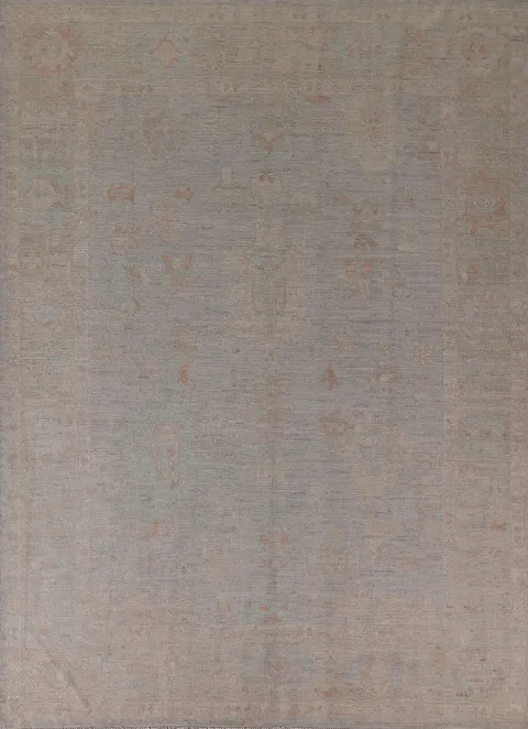 Vegetable Dye Oushak Turkish Area Rug 8x10