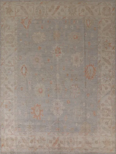 Vegetable Dye Oushak Turkish Area Rug 8x10