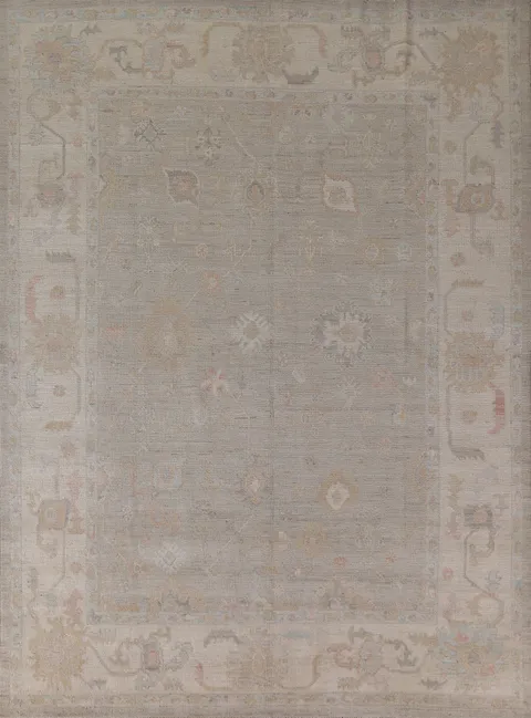 Vegetable Dye Oushak Turkish Area Rug 8x10