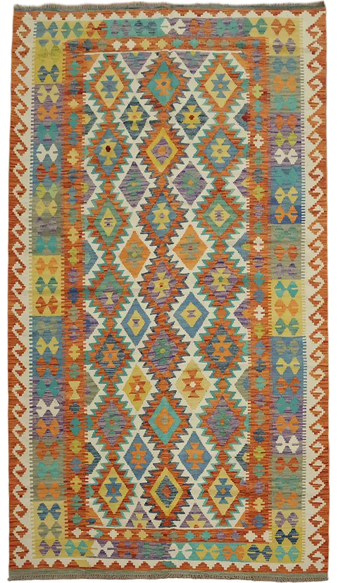 Multicolor Kilim Oriental Area Rug 7x10