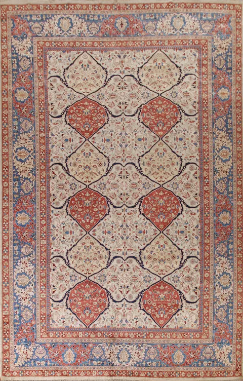 Vegetable Dye Sultanabad Ziegler Large Area Rug 10x14