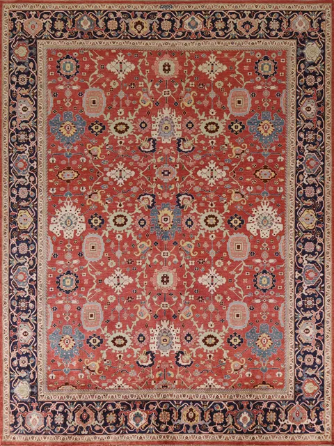 Vegetable Dye Heriz Serapi Area Rug 8x10