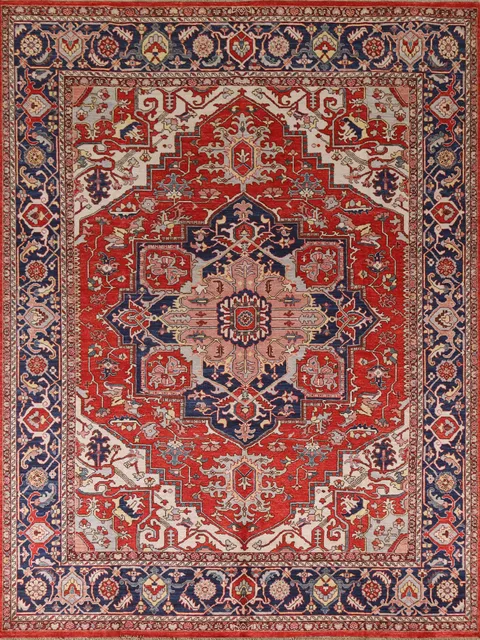 Vegetable Dye Heriz Serapi Oriental Area Rug 8x10