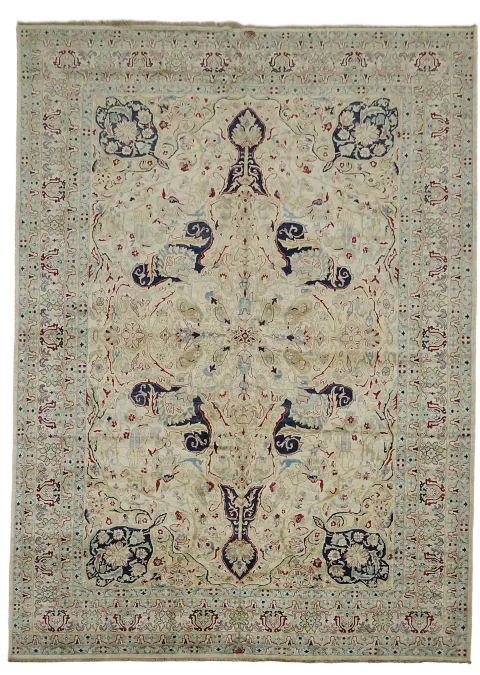 Vegetable Dye Sultanabad Ziegler Large Area Rug 10x14