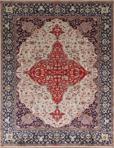 Vegetable Dye Sultanabad Ziegler Oriental Area Rug 8x10