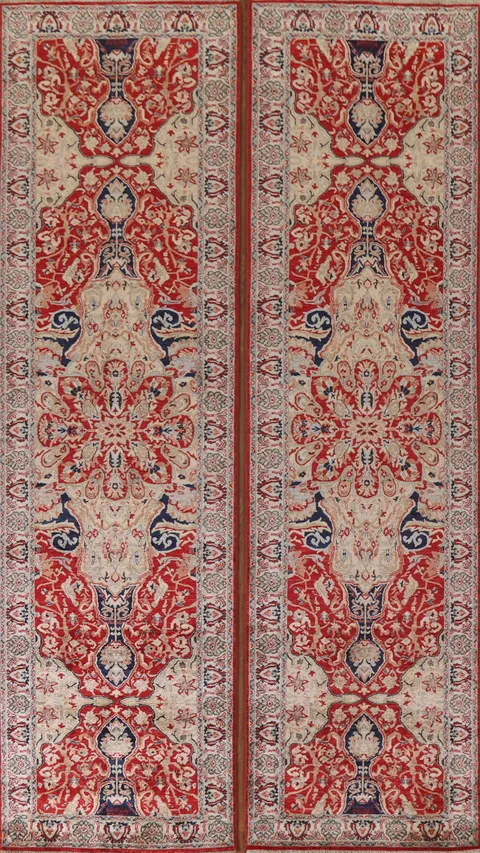 Pair of Runner Sultanabad Ziegler Runner Rugs 3x12