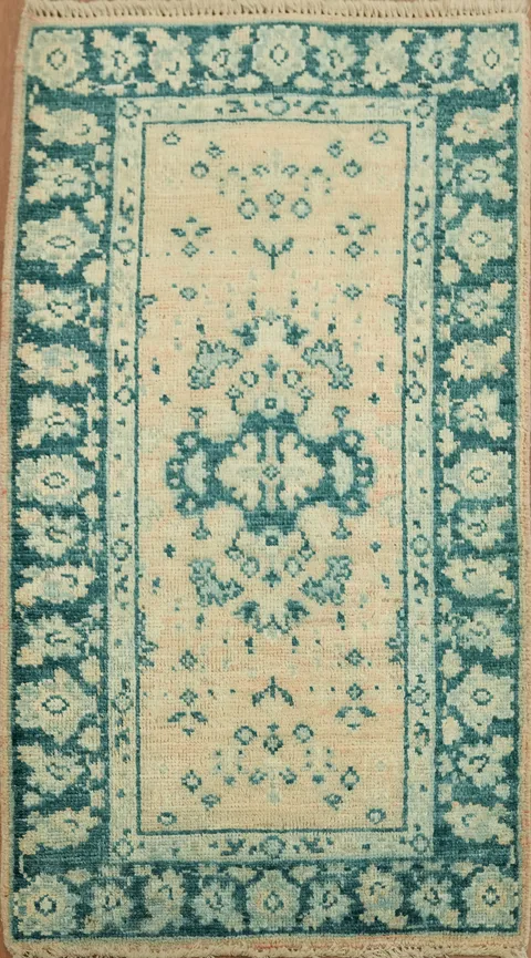 Vegetable Dye Oushak Oriental Accent Rug 2x4