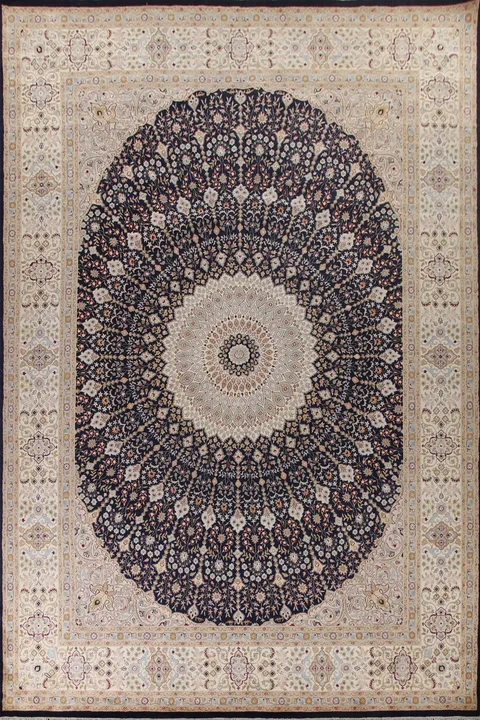 Aubusson Vegetable Dye Large Living Room Rug 12x16