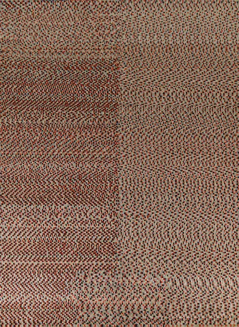 Contemporary Abstract Oriental Area Rug 8x10