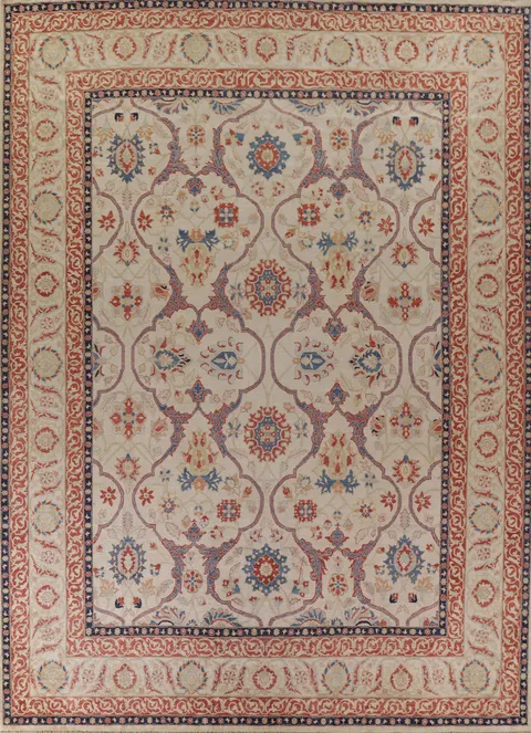 Vegetable Dye Ziegler Large Oriental Rug 12x15