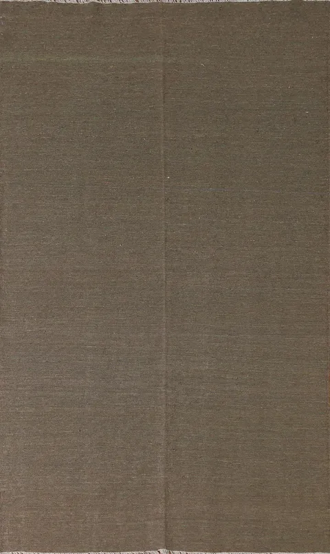 Earth Tone Wool Kilim Oriental Area Rug 5x8