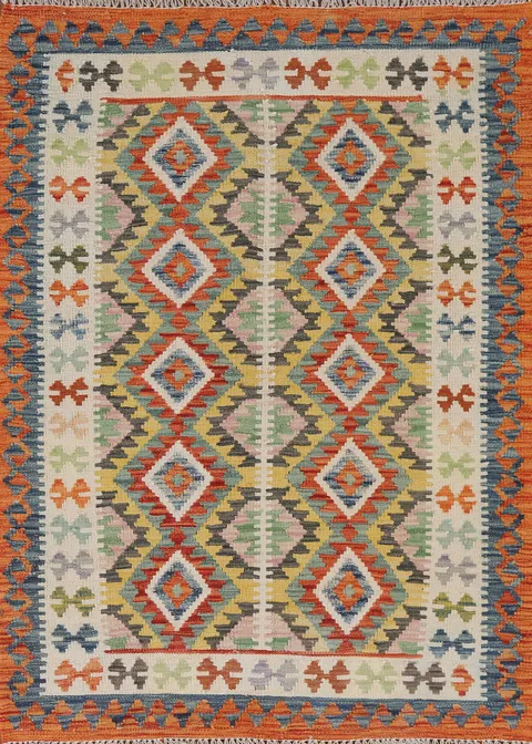 South Western Kilim Oriental Foyer Rug 3x5