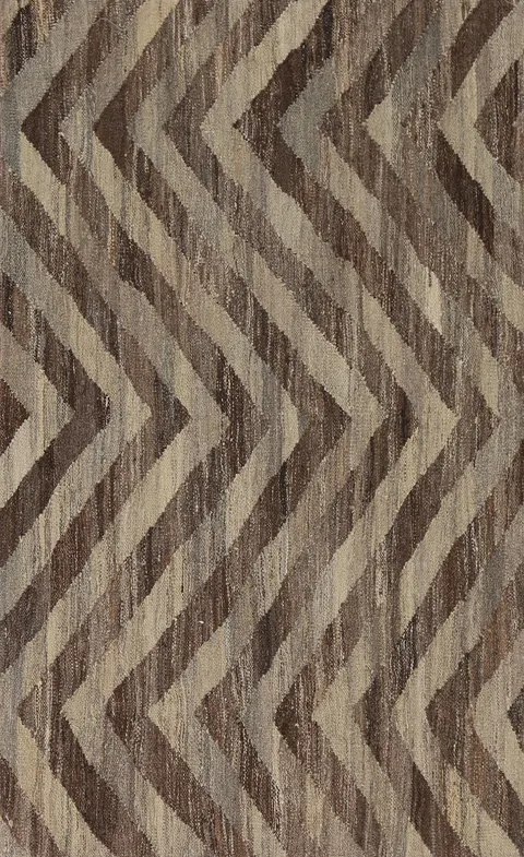 Chevron Style Kilim Oriental Foyer Rug 3x5