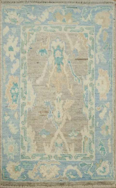 Vegetable Dye Oushak Oriental Rug 2x3